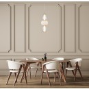 Italux PND-98374-28W-GD LED závesné stropné svietidlo Eris | 28W LED | 3748lm | 3000K