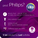 LED vonkajšie závesné svietidlo Philips ROBIN 1x4,5W - čierna