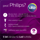 LED vonkajšie nástenné svietidlo Philips ROBIN 1x4,5W - čierna