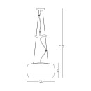 Zuma Line 003064-001003 závesné stropné svietidlo CRYSTAL G9