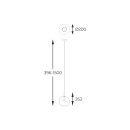 Zuma Line 003064-028130 LED závesné stropné svietidlo ENCELADUS integrovaný LED zdroj