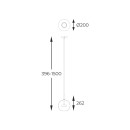 Zuma Line 003064-028131 LED závesné stropné svietidlo ENCELADUS integrovaný LED zdroj