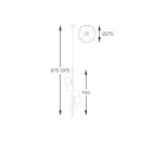 Zuma Line 003064-028111 závesné stropné svietidlo ARCTURUS G9
