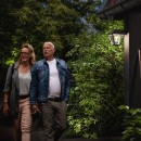 vonkajšie nástenné svietidlo Philips Alpenglow E27 1x42W - čierna