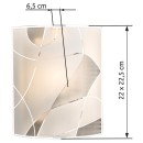 Globo 40403W2 nástenné svietidlo Paranja 1x60W | E27