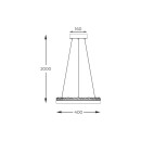 Zuma Line 003064-027931 LED závesné stropné svietidlo REGI integrovaný LED zdroj