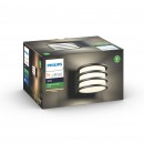 Hue White vonkajšie nástenné svietidlo Philips Lucca 17401/93 / P0 antracitovej, 2700K