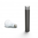Hue White vonkajšie stĺpikové svietidlo Philips Lucca 17403/93 / P0 antracitovej, 2700K, 77cm