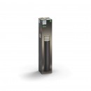 Hue White vonkajšie stĺpikové svietidlo Philips Lucca 17403/93 / P0 antracitovej, 2700K, 77cm
