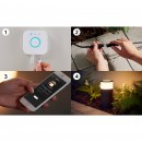 Hue LED vonkajšie stĺpikové svietidlo Philips Calla 17420/30 / P7 čierne, 25 cm