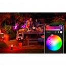 Hue LED vonkajšie stĺpikové svietidlo Philips Calla s adaptérom 17423/30 / P7 čierne