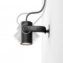 Hue LED vonkajšie spotové zemné / nástenné svietidlo Philips Lily 17428/30 / P7 čierne s adaptérom,