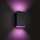 Philips Hue 17464/30 / P7 LED vonkajšie nástenné svietidlo Resonate 2x8W | RGB - White and Color Ambiance