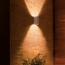 Philips Hue 17464/47 / P7 LED vonkajšie nástenné svietidlo Resonate 2x8W | RGB - White and Color Ambiance