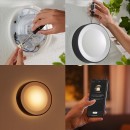 Philips Hue 17465/30 / P7 LED vonkajšie nástenné svietidlo Daylo 1x15W | RGB - White and Color Ambiance