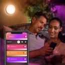 Philips Hue 17465/47 / P7 LED vonkajšie nástenné svietidlo Daylo 1x15W | RGB - White and Color Ambiance
