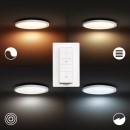 Philips Hue 32164/31 / P6 LED stropný panel Aurelle 1x24,5W | 2200-6500K - Bluetooth, s diaľkovým ovládačom