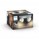 LED bodové svietidlo Buckram + ovládač Philips HUE 4x3,5W - 50474/31 / P7