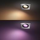 Philips Hue 50551/48 / P7 zápustné bodové svietidlo Centura 1x5,7W | 2000-6500K | RGB - Bluetooth, White and Color Ambiance