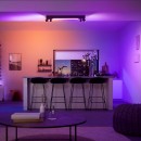 Philips Hue 50607/30 / P7 LED stropný prisadený luster Centris 4x5,7W + 40W | GU10 | 2000-6500K | RGB - Bluetooth, inteligentný