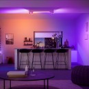 Philips Hue 50607/31 / P7 LED stropný prisadený luster Centris 4x5,7W + 40W | GU10 | 2000-6500K | RGB - Bluetooth, inteligentný