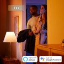Philips Hue 50609/31 / P7 LED stropný prisadený luster Centris 3x5,7W + 34W | GU10 | 2000-6500K | RGB - Bluetooth, inteligentný
