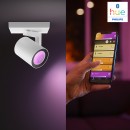 Philips Hue 50624/31 / P7 stropné bodové svietidlo Argenta 4x5,7W | 2000-6500K | RGB - Bluetooth, white and Color Ambiance