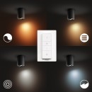 Philips Hue 56330/30 / P7 LED prisadený luster Pillar 1x5,5W | GU10 - Bluetooth, s diaľkovým ovládaním