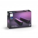 Hue LED White and Color Ambiance Stolové svietidlo Philips Play double pack 78202/30 / P7 čierny 220