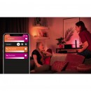 Hue LED White and Color Ambiance Stolové svietidlo Philips Play double pack 78202/30 / P7 čierny 220