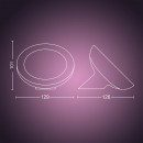 Philips Hue 8718699770983 LED stolové svietidlo Bloom 1x7,1W | 2000-6500K - Bluetooth, RGB, inteligentné