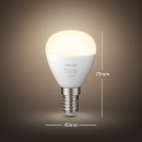 Philips Hue 8719514266902 2x LED žiarovka 1x5,5W | E14 | 470lm | 2700K - Bluetooth, White