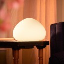 Philips Hue 8719514341395 stolné svietidlo Wellner D268MM 1X6W | E27 | 570-800lm | 2200-6500K - White Ambiance, stmievateľná, diaľkový ovládač, Bluetooth, biela