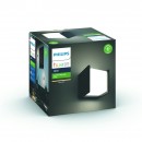 Philips 8719514382800 LED vonkajšia nástenná lampa Fuzo 1x15W | 1160lm | 2700K | IP44 - antracit