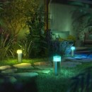 Philips Hue 8719514388499 LED záhradný stĺpik Calla 1x8W | 600lm | 2200-6500K | RGB - IP65, nerez, predlžovacia jednotka bez napájacieho zdroja,White and Color Ambiance