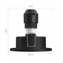 Philips Hue 8719514452138 LED zápustné bodové svietidlo Xamento D93mm | 1x 5,7W | GU10 | 350lm -White and Color Ambiance
