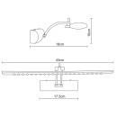 Globo 78301 LED nástenné svietidlo Picture I 1x3W | 4000K - nad obraz
