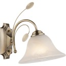 Globo 69007-1W nástenné bodové svietidlo Posadas 1x60W | E27 - mosadz, biela