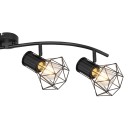 Globo 54017-4 prisadené stropné svietidlo Priska 4x40W | E27 - čierna