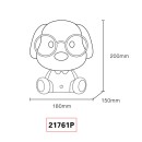 Globo PUPPY 21761P LED stolná lampička | 1W LED | 32lm | 3000K