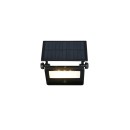 Trio TR22109132 LED solárne vonkajšie nástenné svietidlo MOURA  | 10W integrovaný LED zdroj | 1100lm | 3000+4000+6000K