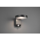 Trio R22251142 LED záhradné nástenné solárne svietidlo so senzorom Posadas 1x4,5W | 3000K | IP44 - s pohybovým senzorom