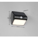 Trio TR23156102 LED solárne vonkajšie nástenné svietidlo OLINDA  | 2,5W integrovaný LED zdroj | 250lm | 4000K