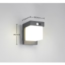 Trio TR23286132 LED solárne vonkajšie nástenné svietidlo COLOMBO  | 5,5W integrovaný LED zdroj | 650lm | 4000K