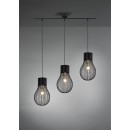 Trio R30223032 závesné stropné svietidlo Dave 3x40W | E27