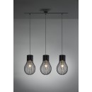 Trio R30223032 závesné stropné svietidlo Dave 3x40W | E27