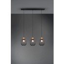 Trio R30563032 závesné stropné svietidlo Calimero 3x40W | E27 - matná čierna
