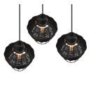 Trio R31263302 závesný luster Borka 3x40W | E27