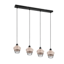 Trio R31264036 závesný luster Borka 4x40W | E27