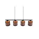 Trio R31554041 závesné stropné svietidlo Davos | 4x10W E14